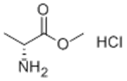 Picture of (R)-2-Aminopropionic acid methyl ester hydrochloride; (R)-Alanine methyl ester hydrochloride; Methyl D-alaninate hydrochloride