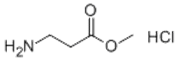 Picture of (3-Methoxy-3-oxopropyl)ammonium chloride; 3-Aminopropanoic acid methyl ester hydrochloride