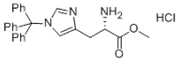 Picture of (S)-2-Amino-3-(1-trityl-1H-imidazol-4-yl)propionic acid methyl ester hydrochloride; 1-(Triphenylmethyl)-L-histidine methyl ester, monohydrochloride