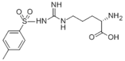 Picture of (S)-5-guanidino-2-(4-methylphenylsulfonamido)pentanoic acid