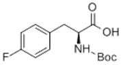 Picture of (2S)-2-[(tert-Butoxycarbonyl)amino]-3-(4-fluorophenyl)propionic acid; tert-Butoxycarbonyl-L-4-fluorophenylalanine