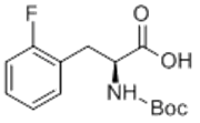 Picture of (2S)-2-[(tert-Butoxycarbonyl)amino]-3-(2-fluorophenyl)propionic acid; N-Boc-2-Fluoro-L-phenylalanine; N-tert-Butoxycarbonyl-L-2-fluorophenylalanine