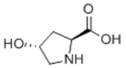 Picture of (-)-4-Hydroxy-2-pyrrolidinecarboxylic acid; (2S,4R)-(-)-4-Hydroxyproline; (2S,4R)-(-)-4-Hydroxyproline