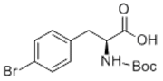 Picture of (2S)-2-(tert-Butoxycarbonylamino)-3-(4-bromophenyl)propanoic acid; (S)-3-(4-Bromophenyl)-2-[(tert-butoxycarbonyl)amino]propionic acid