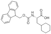 Picture of (S)-3-Cyclohexyl-2-[[(9H-fluoren-9-ylmethoxy)carbonyl]amino]propionic acid; (S)-N-Fmoc-cyclohexylalanine