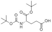 Picture of Boc-L-glutamic acid tert-butyl ester; N-(tert-Butoxycarbonyl)-L-glutamic acid 1-tert-butyl ester