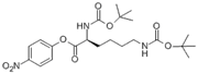 Picture of 4-nitrophenyl N2,N6-bis[(1,1-dimethylethoxy)carbonyl]-L-lysinate