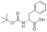 Picture of (R)-2-[(tert-Butoxycarbonyl)amino]-3-phenylpropionic acid; (R)-N-(tert-Butoxycarbonyl)phenylalanine; Boc-D-phenylalanine