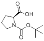 Picture of (2S)-1-Boc-pyrrolidine-2-carboxylic acid; (2S)-1-tert-Butoxycarbonylpyrrolidine-2-carboxylic acid; N-Boc-(S)-proline; N-Boc-L-proline