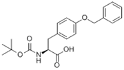 Picture of (2S)-3-[4-(Benzyloxy)phenyl]-2-[(tert-butoxycarbonyl)amino]propanoic acid; (S)-3-(4-Benzyloxyphenyl)-2-(tert-butoxycarbonylamino)propionic acid; (tert-Butoxycarbonyl)-O-benzyltyrosine; N-(tert-Butoxyc