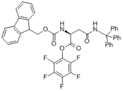 Picture of (S)-perfluorophenyl 2-(((9H-fluoren-9-yl)methoxy)carbonylamino)-4-oxo-4-(tritylamino)butanoate