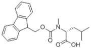 Picture of (R)-2-[[[(9H-Fluoren-9-yl)methoxy]carbonyl](methyl)amino]-4-methylpentanoic acid; N-(9-Fluorenylmethoxycarbonyl)-N-methyl-D-leucine