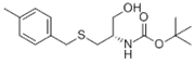 Picture of (R)-tert-butyl 1-hydroxy-3-(4-methylbenzylthio)propan-2-ylcarbamate