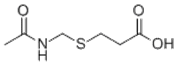 Picture of Acm-thiopropionic acid; 3-(acethylamino-methylsulfanyl)-
propionic acid; beta.-(Acetamidomethylthio)propionic acid