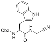 Picture of (S)-benzyl 1-(cyanomethylamino)-3-(1H-indol-3-yl)-1-oxopropan-2-ylcarbamate