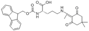 Picture of (S)-2-(((9H-fluoren-9-yl)methoxy)carbonylamino)-5-(1-(4,4-dimethyl-2,6-dioxocyclohexylidene)ethylamino)pentanoic acid