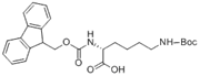 Picture of (R)-6-[(tert-Butoxycarbonyl)amino]-2-[[[(9H-fluoren-9-yl)methoxy]carbonyl]amino]hexanoic acid;