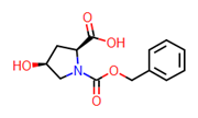 Picture of Z-cis-HYP-OH;(2S,4S)-1-(benzyloxycarbonyl)-4-hydroxypyrrolidine-2-carboxylic acid
