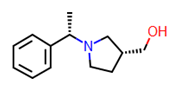 Picture of ((R)-1-((R)-1-phenylethyl)pyrrolidin-3-yl)methanol