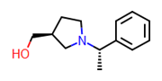 Picture of ((S)-1-((R)-1-phenylethyl)pyrrolidin-3-yl)methanol