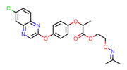 Picture of (R)-2-(propan-2-ylideneaminooxy)ethyl 2-(4-(6-chloroquinoxalin-2-yloxy)phenoxy)propanoate