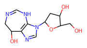 Picture of (8R)-3,4,7,8-Tetrahydro-3-(2-deoxy-b-D-erythro-pentofuranosyl)-imidazo[4,5-d][1,3]diazepin-8-ol