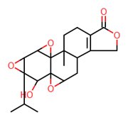 Picture of (3bS,4aS,5aS,6R,6aR,7aS,7bS,8aS,8bS)-3b,4,4a,6,6a,7a,7b,8b,9,10-Decahydro-6-hydroxy-8b-methyl-6a-(1-methylethyl)-trisoxireno[4b,5:6,7:8a,9]phenanthro[1,2-c]furan-1(3H)-one