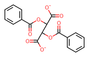 Picture of (-)-dibenzoyl-l-tartaric acid monohydrate