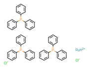 Picture of Tris(triphenylphosphine)ruthenium(II) chloride