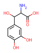 Picture of (-)-(2s,3r)-2-amino-3-hydroxy-3-(3,4-dihydroxyphenyl)propionic acid