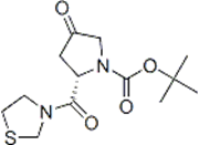 Picture of (2S)-4-Oxo-2-(3-thiazolidinylcarbonyl)-1-pyrrolidinecarboxylic acid tert-butyl ester