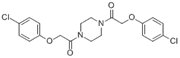 Picture of 1,4-bis-[(4-chloro-phenoxy)-acetyl]-piperazine