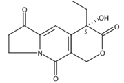 Picture of (S)-4-hydroxy-4-ethyl-7,8-dihydro-1H-pyrano[3,4-f]indolizine-3,6,10(4H)-trione